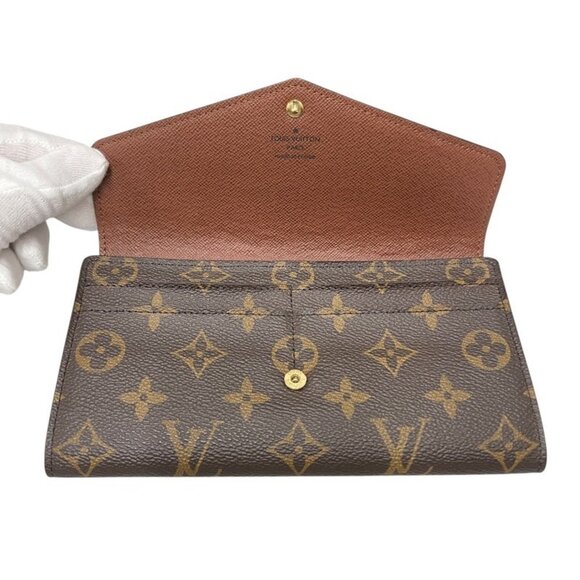 LOUIS VUITTON Brown Monogram Wallet - Picture 5 of 10